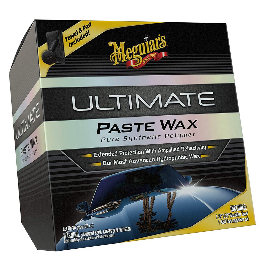 Meguiar's Wax sáp làm bóng bề mặt sơn xe hơi - dòng cao cấp Ultimate Paste Wax - G18211 - 311g