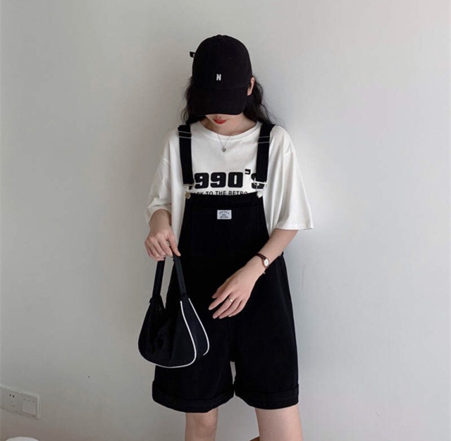 [OD] Quần Yếm Ulzzang Hàn Quốc Màu Tím/Đen | BigBuy360 - bigbuy360.vn