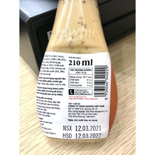[KEWPIE] Nước Xốt Mè Rang KEWPIE 210ML