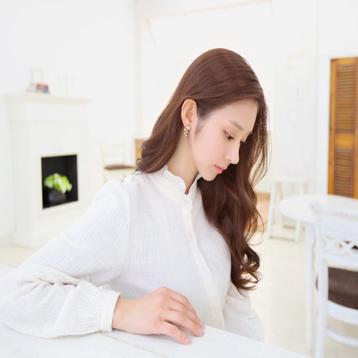 🔥 Khuyên tai hoa mai đơn giản, phong cách Hàn Quốc - Bông tai BT03