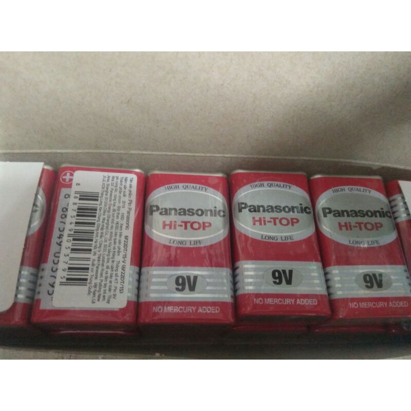 PIN VUÔNG PANASONIC 9V