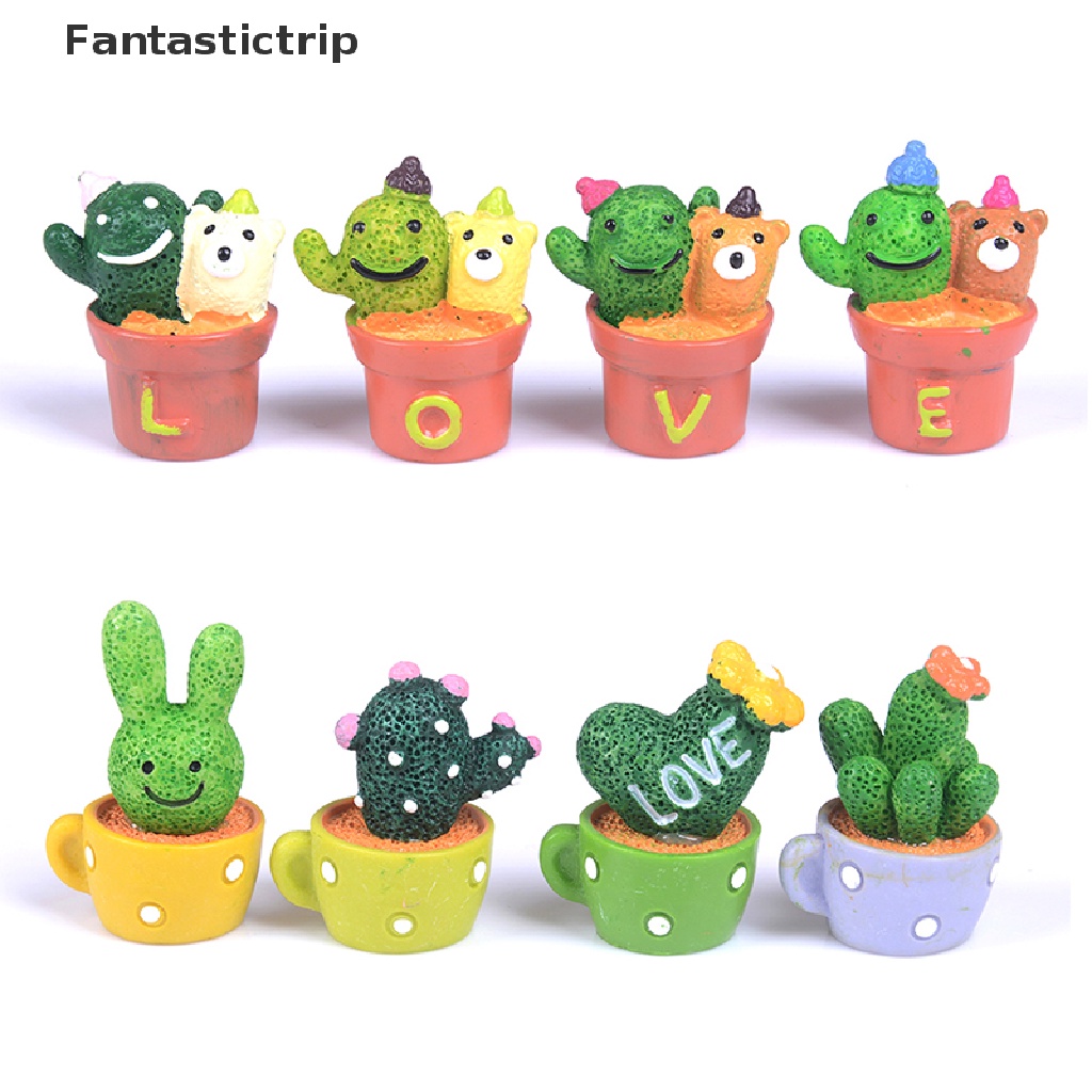 Cây Xương Rồng Mini Trang Trí Nhà Búp Bê