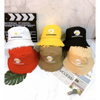 Nón Bucket,Mũ tai bèo Tua Rua Hoa Cúc-Dành cho Nam Nữ
