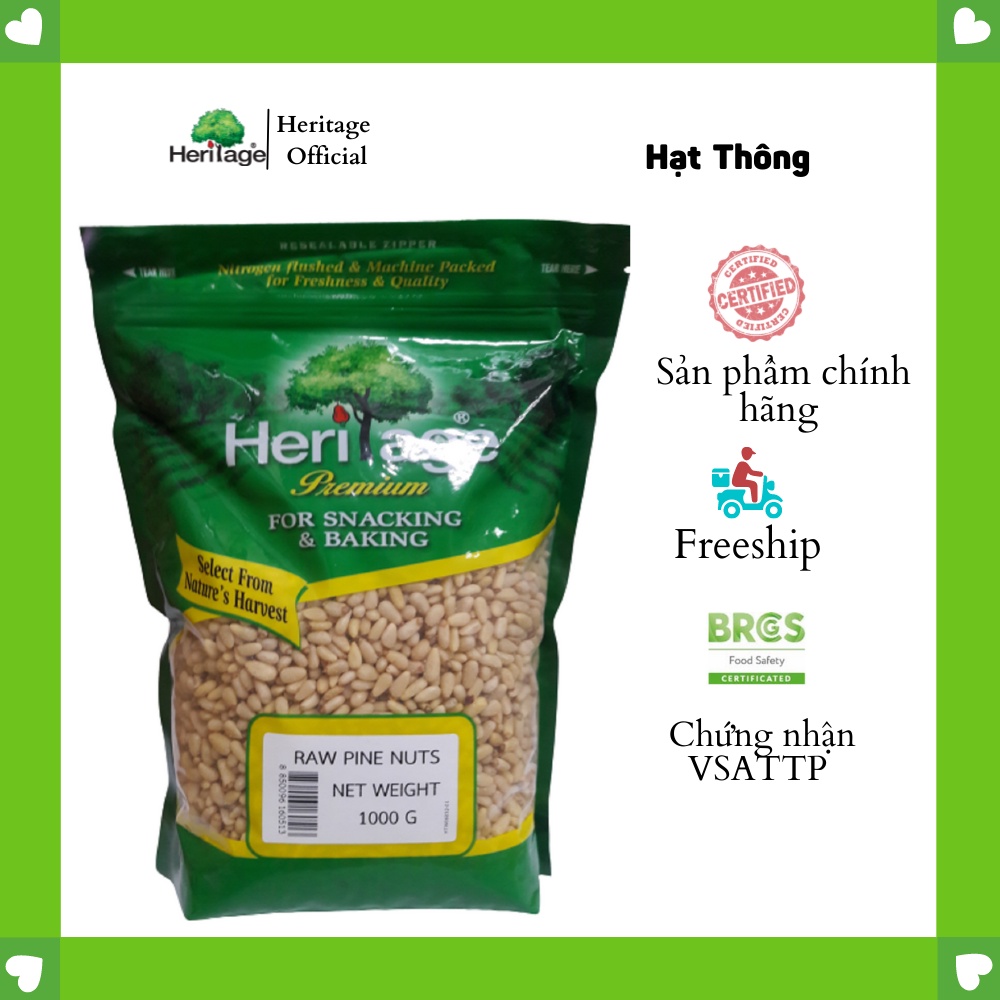 HẠT THÔNG BÓC VỎ HERITAGE THÁI LAN 1KG