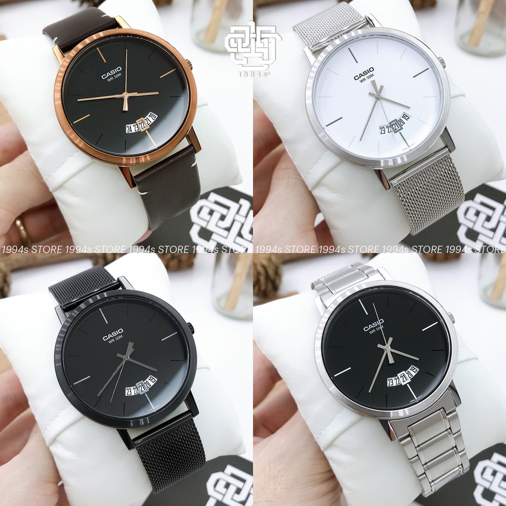 Đồng hồ nam Casio MTP-B100 Series chống nước 50m, size 43mm, hàng chính hãng