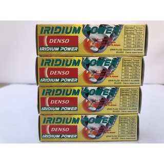 BỘ 4 Chiếc bugi Iridium Power IKH chính hãng DENSO
