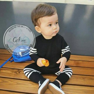 Bộ thể thao sọc cho bé trai/gái