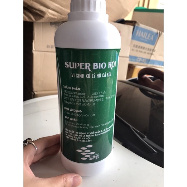 Vi sinh cho vào nước bể cá