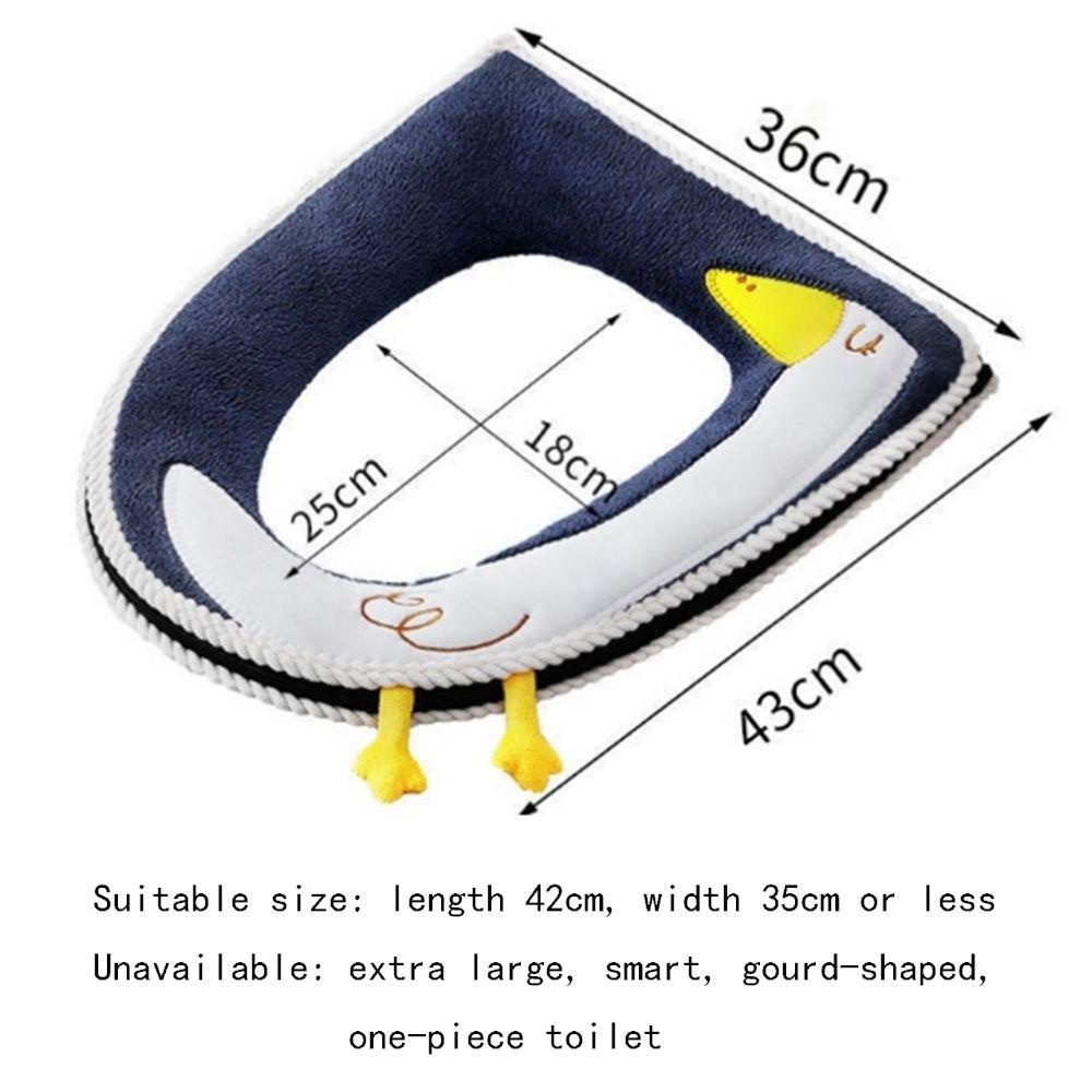 Vỏ Bọc Bệ Ngồi Toilet Giữ Ấm Không Thấm Nước Dễ Vệ Sinh