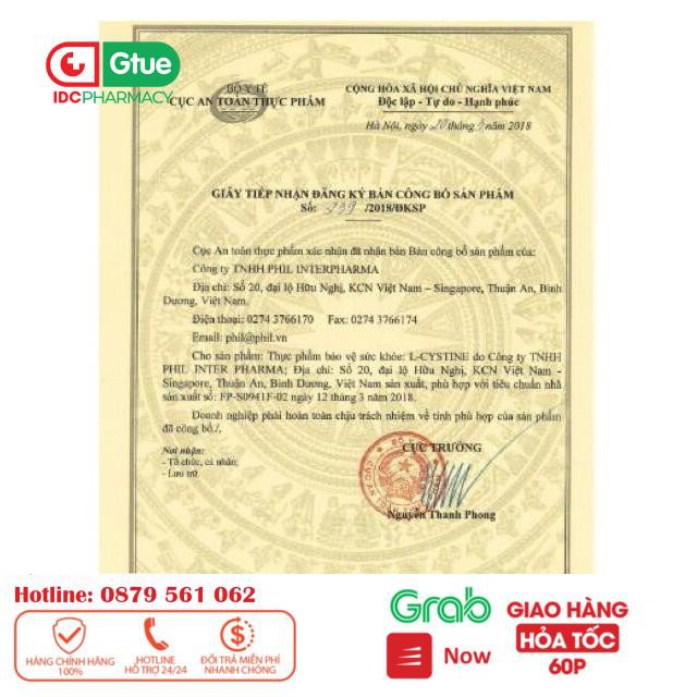 Viên uống đẹp da Phils-Lin Phil Lcystine L cystine_[IDC] | Thế Giới Skin Care