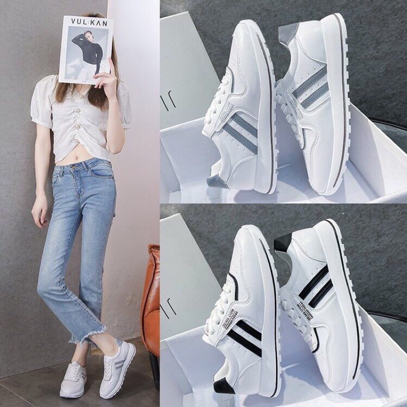 Giầy Thể Thao Nữ -2 Vạch Chéo