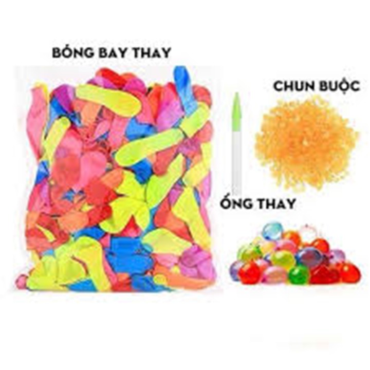 Bịch 200-300 bong bóng bay nhí tròn Thiên Hoa, bong bóng nhí