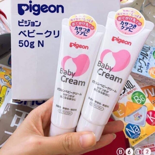 Kem nẻ pigeon baby cream Nhật Bản cho bé