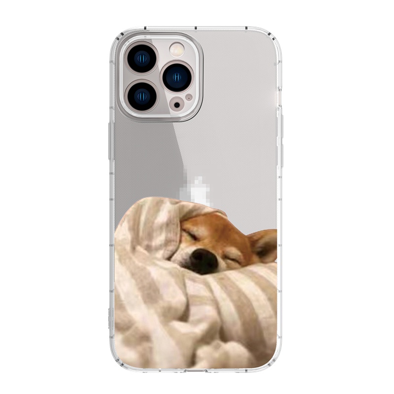 Ốp lưng iphone Ốp điện thoại Suntaiho TPU trong suốt in hình động vật xinh xắn thích hợp cho iPhone 13 12 11 Pro Max X XsMax XR 8 7