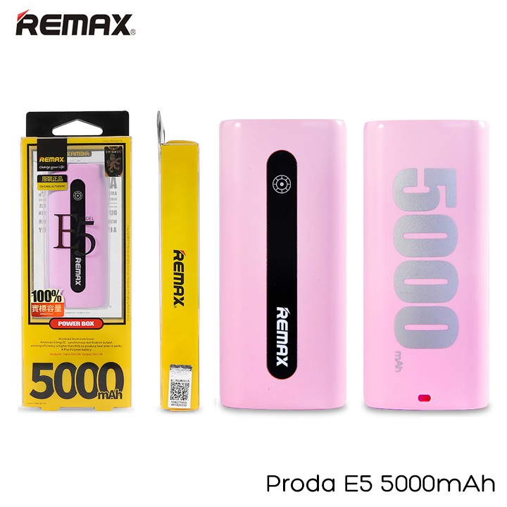 Pin Dự Phòng Remax Proda E5 5000mah