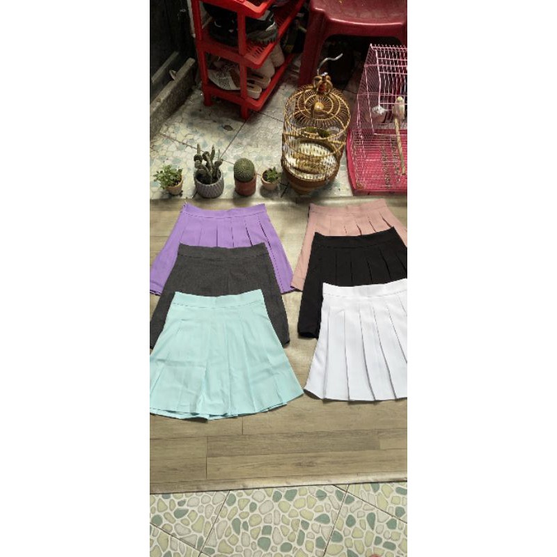 [Mã WASKT410K giảm 10K đơn 50K] Chân váy tennis ulzzang cạp cao đủ màu | BigBuy360 - bigbuy360.vn