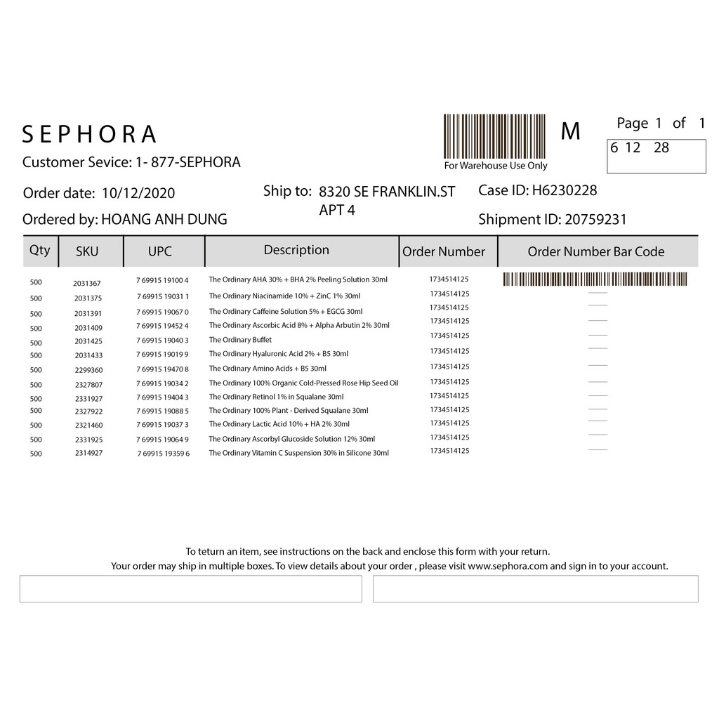 The Ordinary - Amino Acids + B5 serum cấp nước dưỡng ẩm