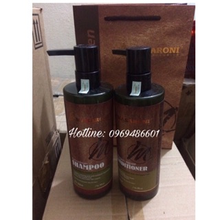 Cặp Gội - Xả Marsaroni Rich Biotin Collagen 500ml