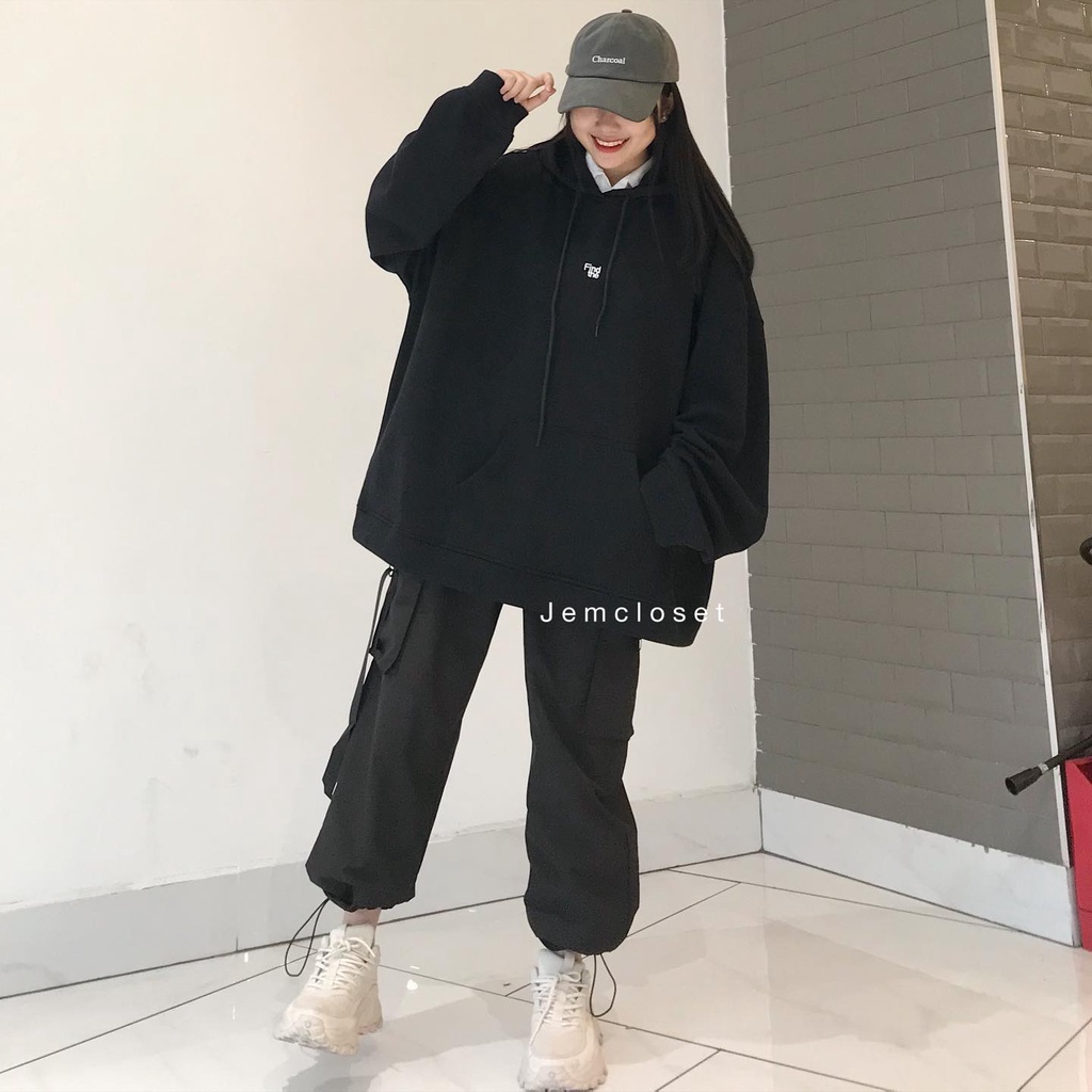 Áo Hoodie Nữ Form Rộng Hoodie Kèm Mũ Xinh Xắn PINGO Phong Cách Trẻ Trung Chất Vảo Da Cá Mềm Mịn - 1768 ( Gous Official ) | BigBuy360 - bigbuy360.vn