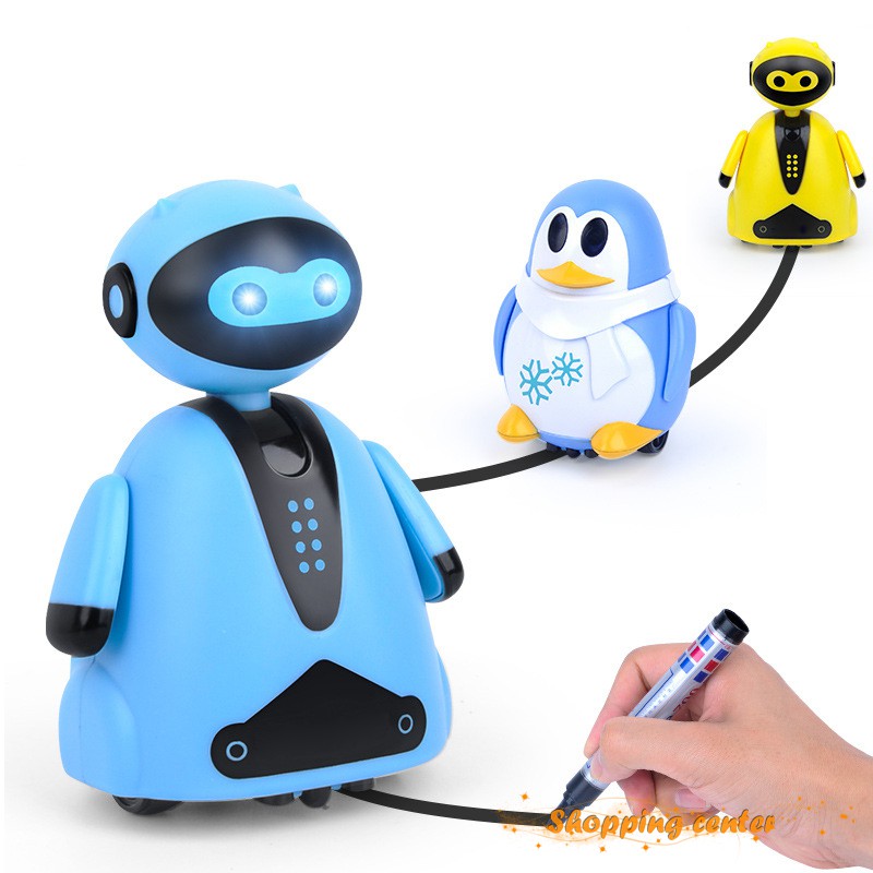 Robot Đồ Chơi Chạy Theo Nét Bút Vẽ