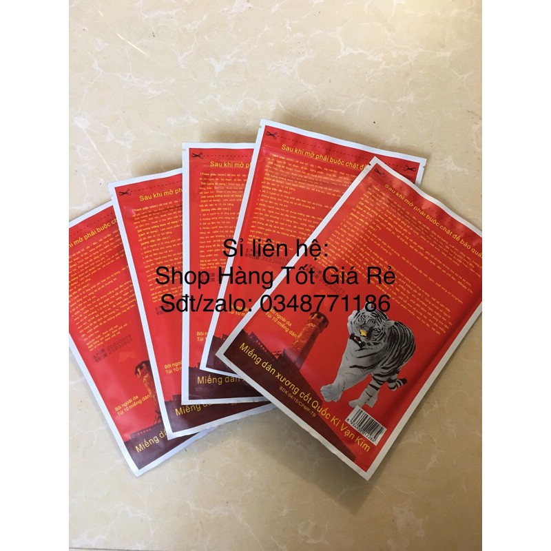 Combo 5 gói miếng cao dán xương cốt quốc kì vạn kim