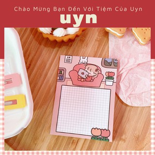 Giấy Nhớ Hoạt Hình Cute - Giấy Note