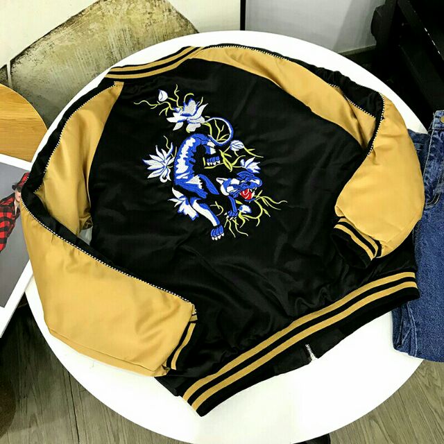 Áo khoác bomber nam thêu Ulzzang cực chất