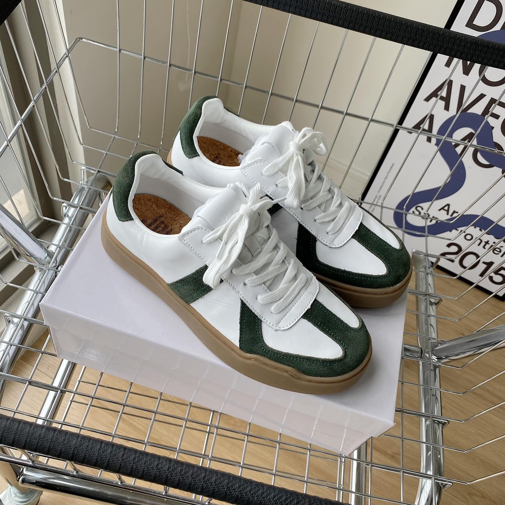 Giày Sneaker 7701 Xanh Lá