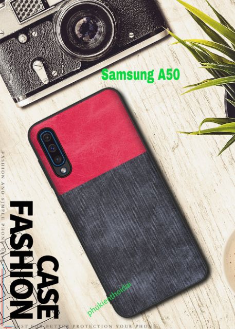 Ốp lưng Samsung Galaxy A50 / A50s / A30s / A70  dùng chung chống sốc vân da bò thời trang cao cấp để | BigBuy360 - bigbuy360.vn