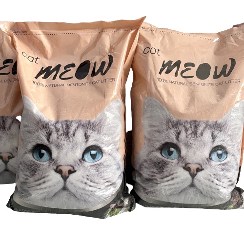 Cát vệ sinh cho mèo MeowCat Cát vệ sinh cho mèo khử mùi, thấm hút túi 8l nặng 3.7kg