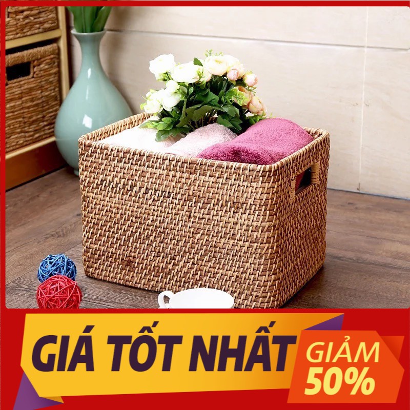 Giỏ mây tre đan Decor Mây Tre - Giỏ đựng quần áo, đồ dùng