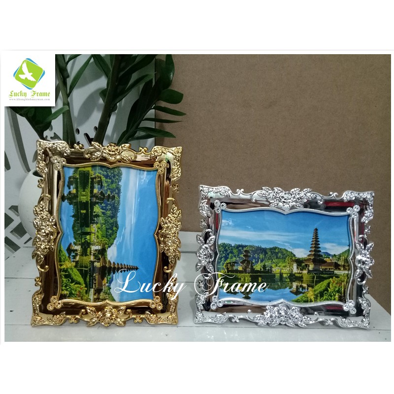 Bộ khung ảnh khung hình cưới 13x18cm để bàn tiệc 2021