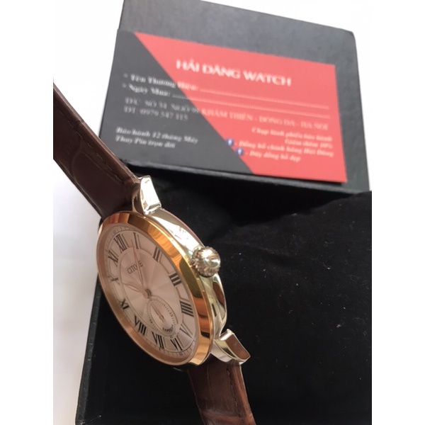 Đồng hồ nam citole dây da ct5133vd chính hãng