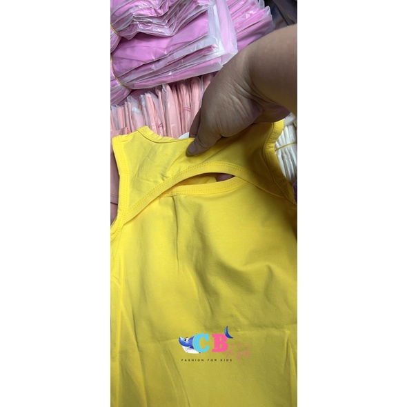 Váy cotton hở lưng mêm mát cho bé gái - VCHL