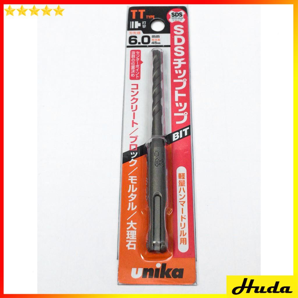 Mũi khoan bê tông UNIKA (Nhật) mã TT chuôi gài SDS-plus