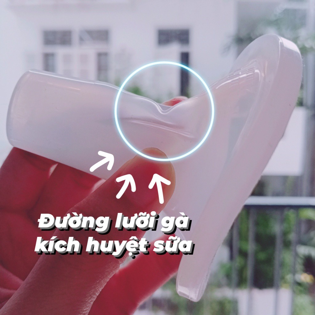 Phễu Hút Sữa Pumpa Comfort Silicon, phụ kiện phễu hút cho sữa máy hút sữa,tiêu chuẩn Y Tế Cao Cấp Hút Êm Ái Nhiều Sữa