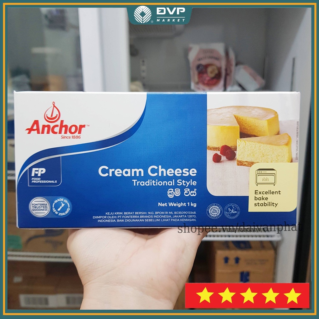 Kem phô mai, Cream Cheese Anchor 1Kg