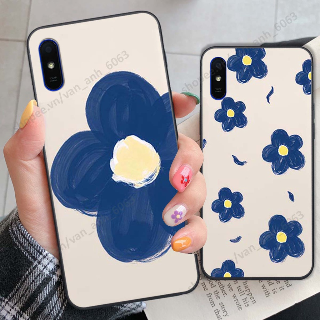 Ốp lưng Xiaomi Redmi 7A / 8A / 9A in hình hoa, gấu rich bear nghệ thuật, thời trang