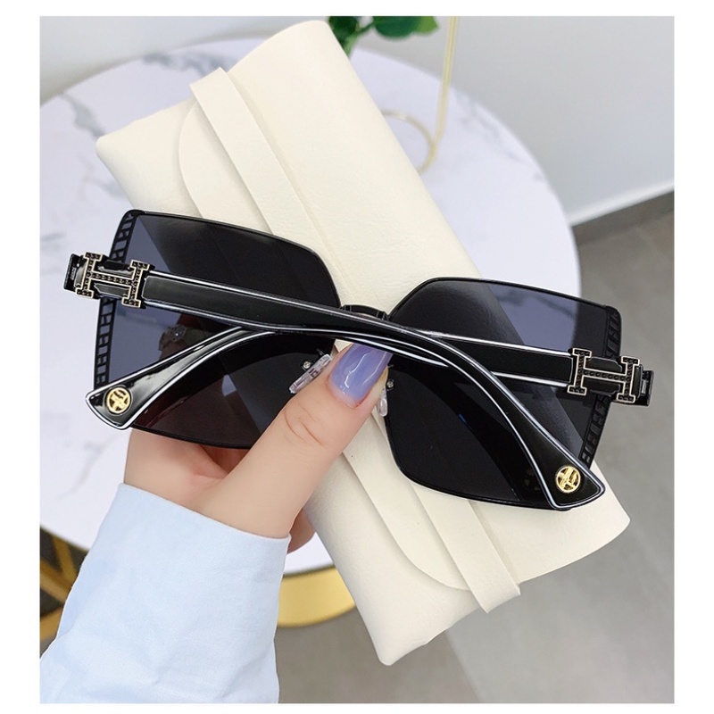 Kính Chống Nắng Không Gọng Phong Cách Vintage Oversize