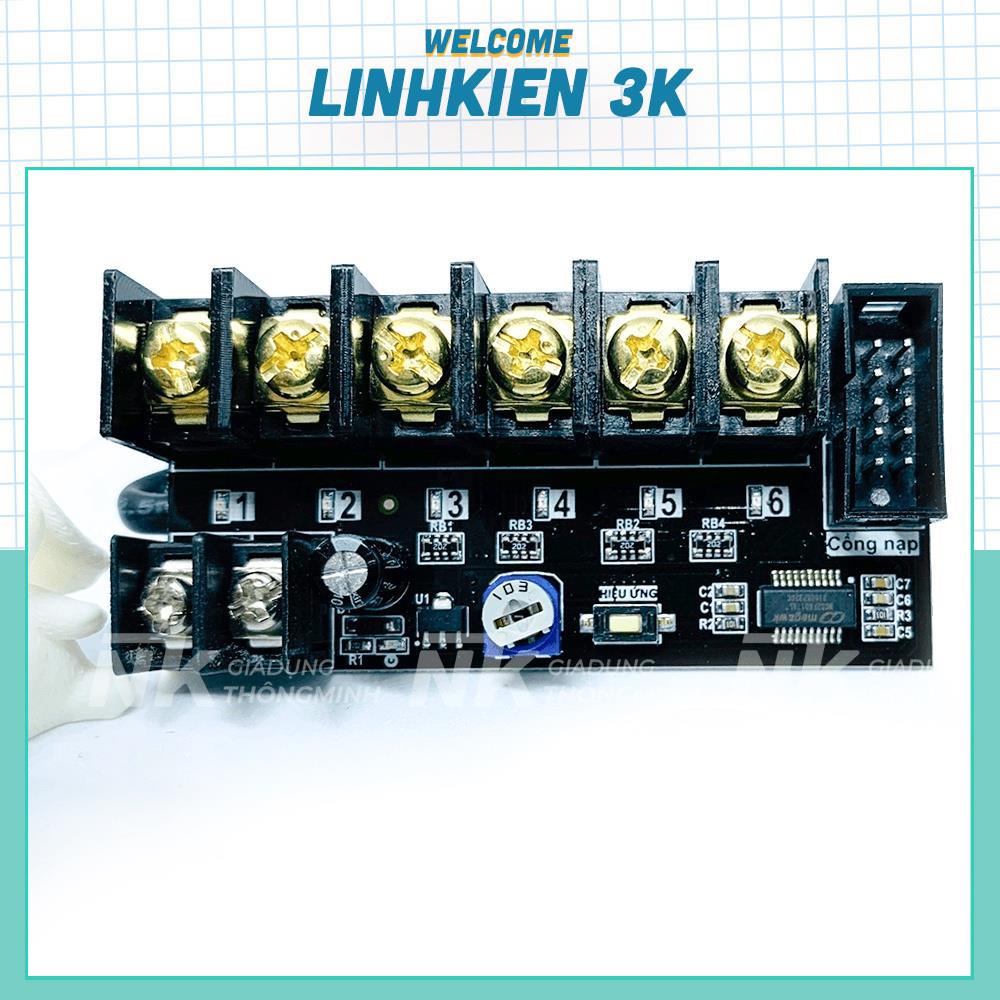 Mạch điều khiển led vẫy biển quảng cáo 6 kênh công suất 30A - Hỗ trợ nạp hiệu ứng