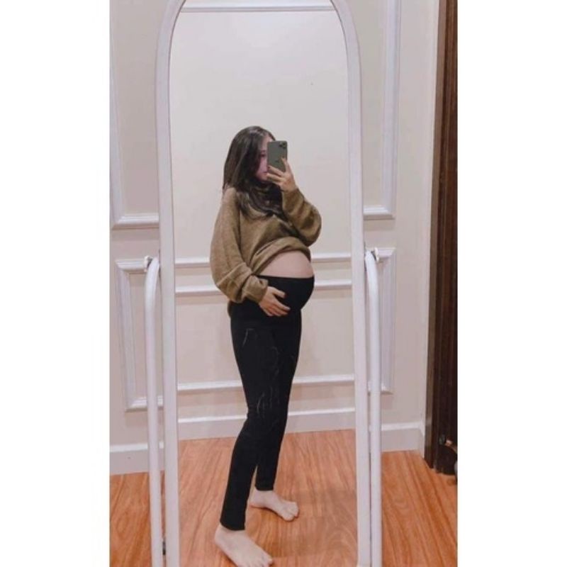{Bigsize 2XL} BẦU BÍ THỎAI MÁI NHA [THUN THÁI 4 CHIỀU] QUẦN DÀI LEGGING RAINBOW THUN MÁT SIÊU CO GIÃN THÁI LAN