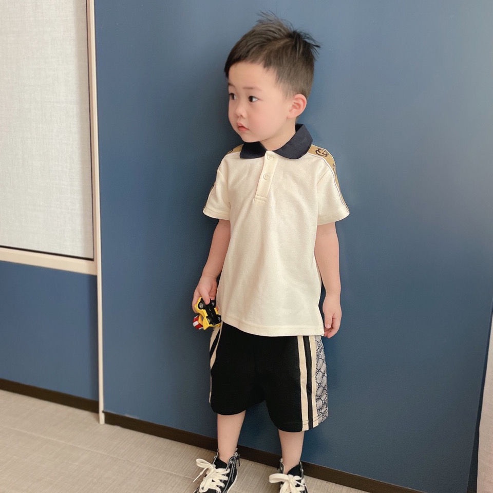 Set Áo Thun Ngắn Tay Và Quần Short Thời Trang Mùa Hè Mới Cho Bé Trai