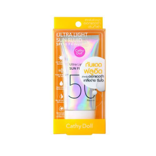 Sữa Chống Nắng Dưỡng Da Cathy Doll Ultra Light Sun Fluid SPF50 PA++++ 40ml