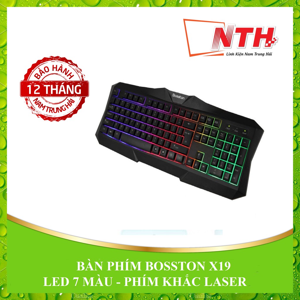 BÀN PHÍM CHUYÊN GAME BOSSTON X19 + CHUỘT 1602