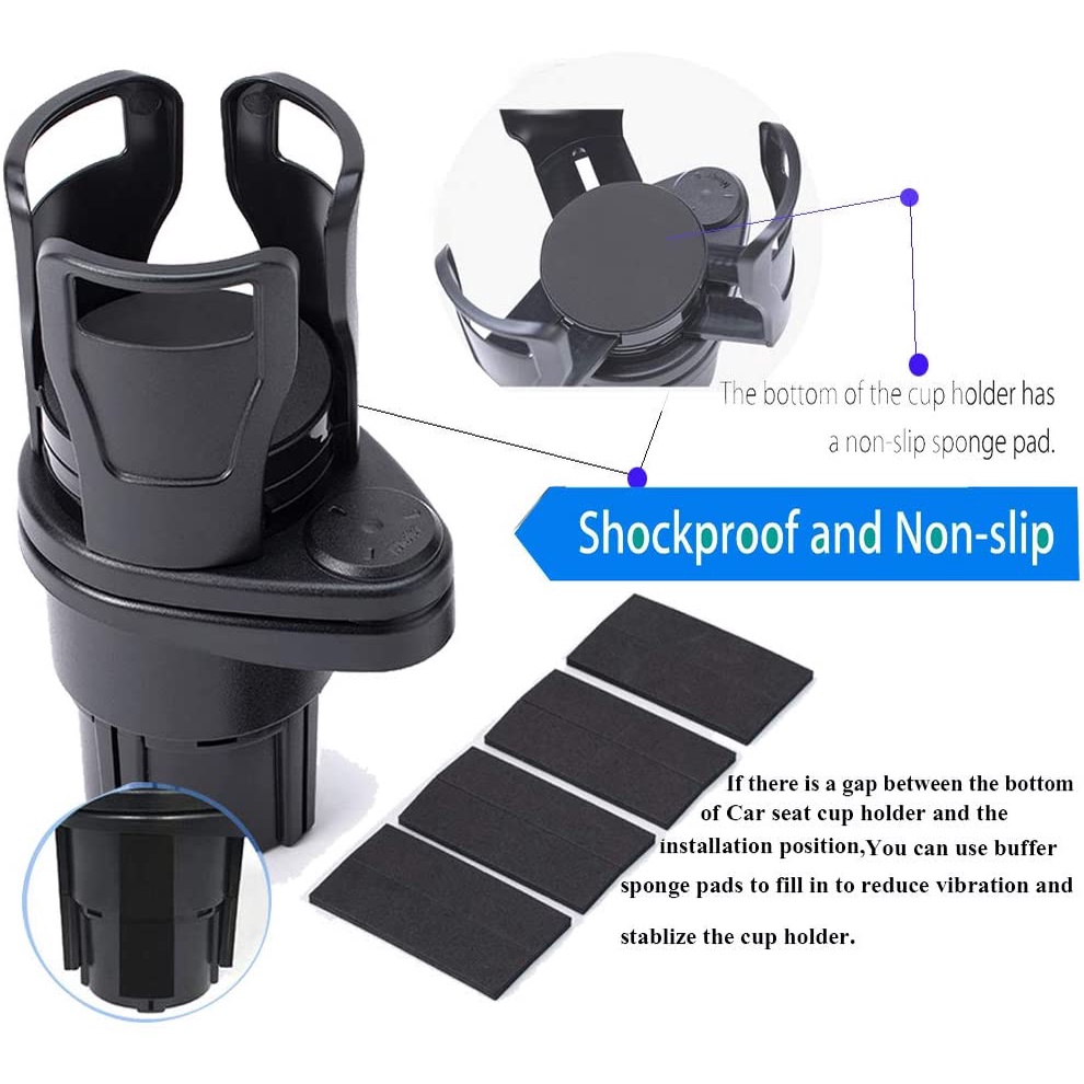 Giá Đỡ Cốc Uống Nước 2 Trong 1 Đa Năng Có Thể Điều Chỉnh Xoay 360 Độ Tiện Dụng