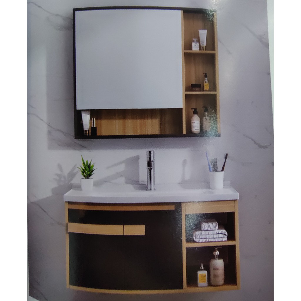 Bộ tủ chậu Mowoen D-6968 cao cấp