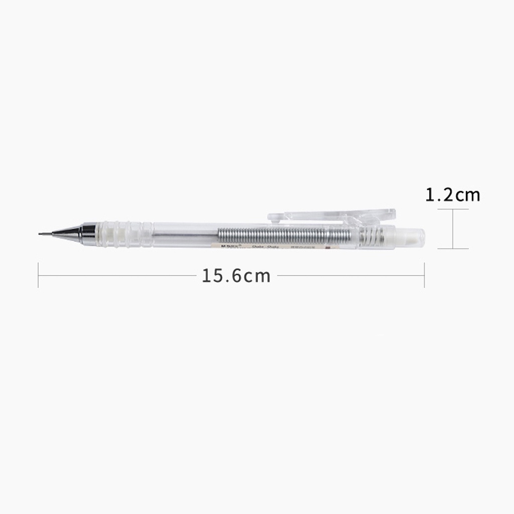 Bút Chì Bấm Ngòi 0.5mm 0.7mm Trong Suốt Thiết Kế Sáng Tạo