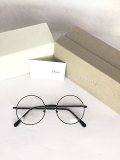 Kính tròn ngố + chain dây đeo kính