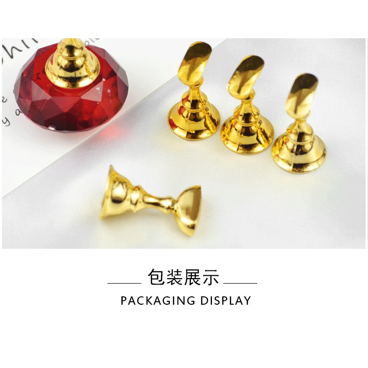 Đế gắn móng mẫu tập vẽ nail - Đế kim cương có nam châm