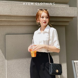 Áo Sơ Mi Trắng Basic Đi Học Đi Làm Công Sở Cao Cấp